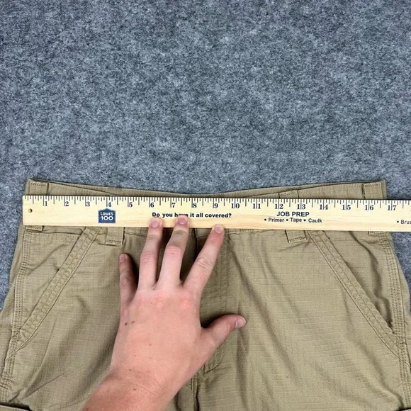 Carhartt Relaxed Fit Ripstop Khaki Cargo Shorts - Picture 5 of 8